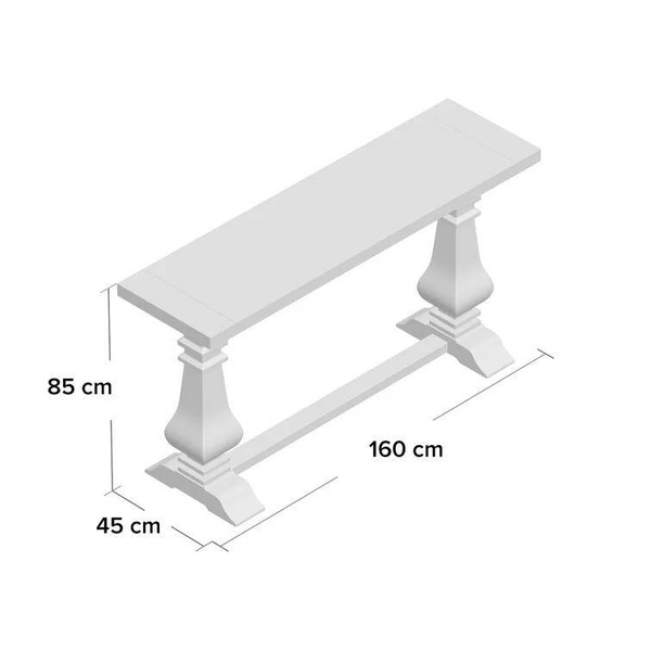 Glamour GL1527 Konsola stal nierdzewna
