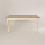 Pesaro 026 Stół 160 x 80 zdobiony prowansalski kremowy beżowy przecierany blat drewno/mdf