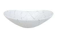 Umywalka Nablatowa Ceramiczna UN-LENA-MW17 Biały Mat