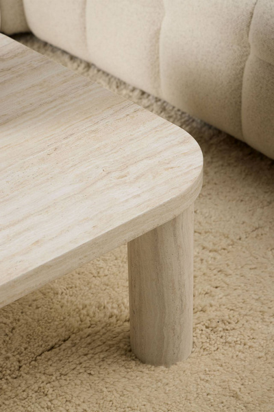 Actona Stolik Kawowy Solano Trawertyn