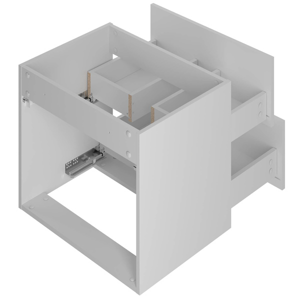 ARCOS-06 - Szafka z Umywalką i Blatem 2S 60cm Biały Mat Zestaw-5