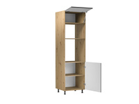 Szafka Kuchenna Dolna 2-drzwiowa Zabudowa Piekarnika i Mikrofalówki D60PM P/L Langen Grey