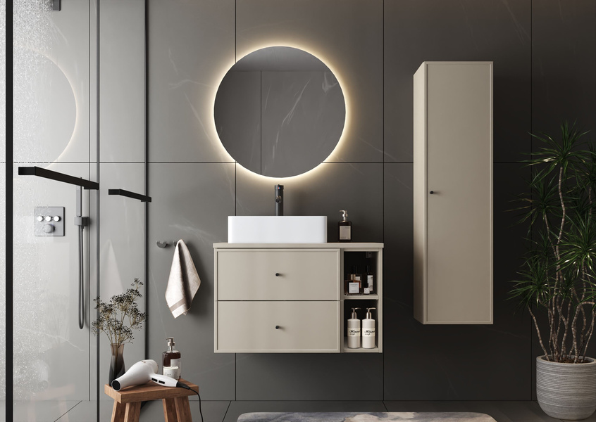 MARCO-02 Szafka Pod Umywalkę 2S 60 cm Kaszmir