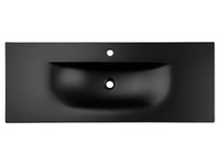 Umywalka Meblowa Ceramiczna 120 cm SKY 1 BLACK MATT 120 E-8099-120 Czarny Mat
