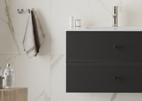RAY-01 - Szafka pod Umywalkę 2S 80 cm Czarny Mat