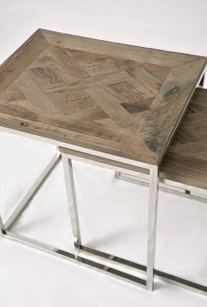 Glamour GL1538/39 Zestaw stolików ze stali