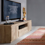 Fribo FRIF01 - Komoda RTV 2D1S Dąb Ribbeck Złoty