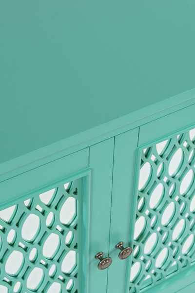 Komoda drewniana turkusowo-zielona Avola AV2253-38