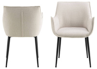 Actona Krzesło z Podłokietnikiem Bonita Beżowy