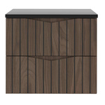 STELLA-02 - Szafka pod Umywalkę z Blatem 2S 60cm Orzech Zestaw-1