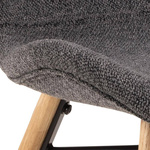 Actona Krzesło Batilda Antracyt Dąb