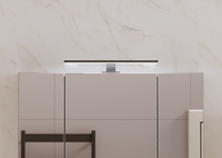 ALA - Lampa LED Nad Szafkę 40 cm Czarny 230V IP44