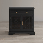 AV275-32 Komoda 2D/1S Avola Antique Black