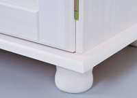 Kredens SIENA drewniany biały