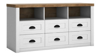 Prowansja Andersen K6S - Komoda 6 Szuflad Sosna Andersen