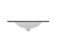 LAVA BLACK 80 DP - Umywalka meblowa 80 cm ceramiczna