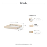 STORY SO-09 - Szuflada Do Łóżka Beż Piaskowy Dąb Vincenza Bielona