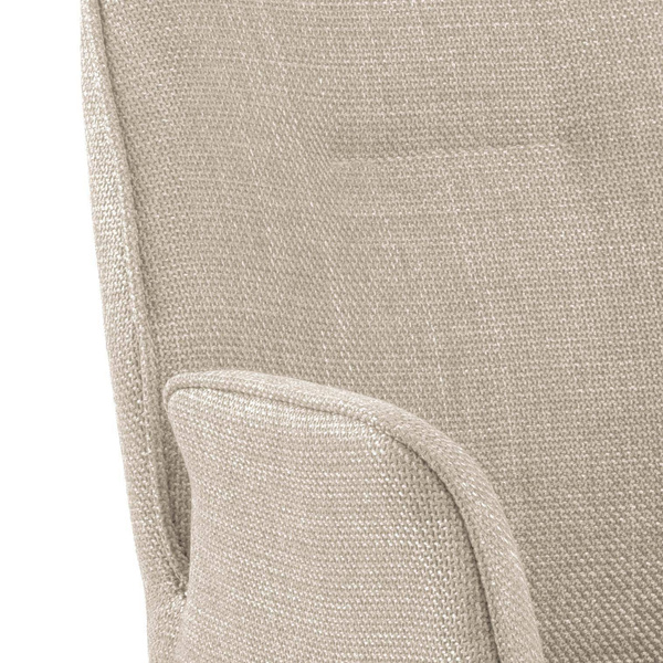 Aura beżowe krzesło z podłokietnikiem