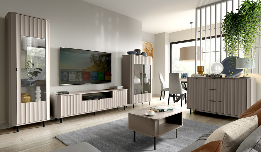 NOVADO-7 - Szafka Nocna Clay Gray