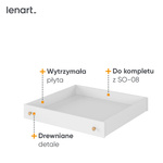 STORY SO-09 - Szuflada Do Łóżka Biała/Dąb Nash