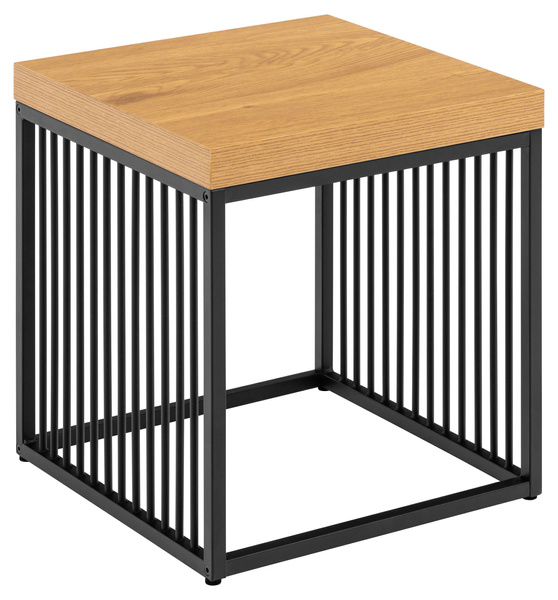 Actona Stolik Kawowy Strington Dziki Dąb Czarny Mat