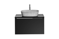 Zestaw Mebli Łazienkowych Santa Fe Black 80 cm
