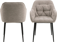 Actona Krzesło Z Podłokietnikiem Brooke Beżowe