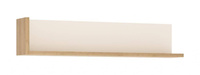 Lyon LYOP01 - Półka Wisząca 120 Dąb Riviera Jasna/Biała