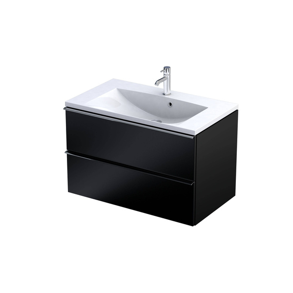 Oristo Szafka pod Umywalkę ETNA UNI 80 cm Czarny