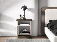 Szafka Nocna 1D VILAVIO 07 Dąb Windmill Dark Cashmere