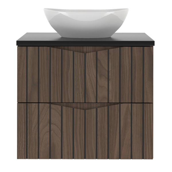 STELLA-02 - Szafka z Umywalką i Blatem 2S 60cm Orzech Zestaw-2