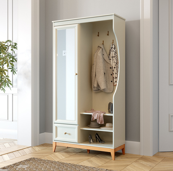 WINDSOR - Garderoba 1D1S z Lustrem Cashmere