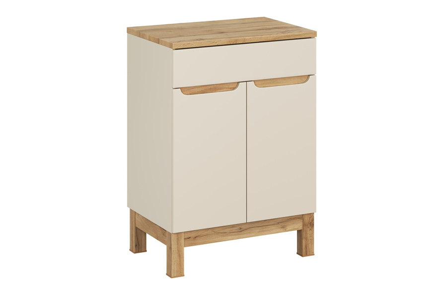 Zestaw Szafka Pod Umywalkę z Blatem 60 cm Bali Cashmere