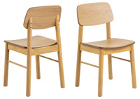 Actona Krzesło Do Jadalni Barlow Dąb Naturalny Kauczuk