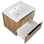 Astor Zestaw Amy 60 cm Szafka z Umywalką Dąb Wotan Mat
