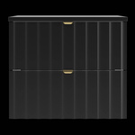 ARCOS-06 - Szafka pod Umywalkę z Blatem 2S 60cm Czarny Mat Zestaw-1