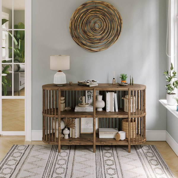 Jasnobrązowa komoda drewniana Avola AV2185-54