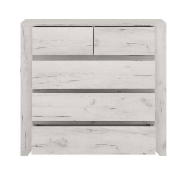 Angel TYP-43 - Komoda 5S Dąb White Craft