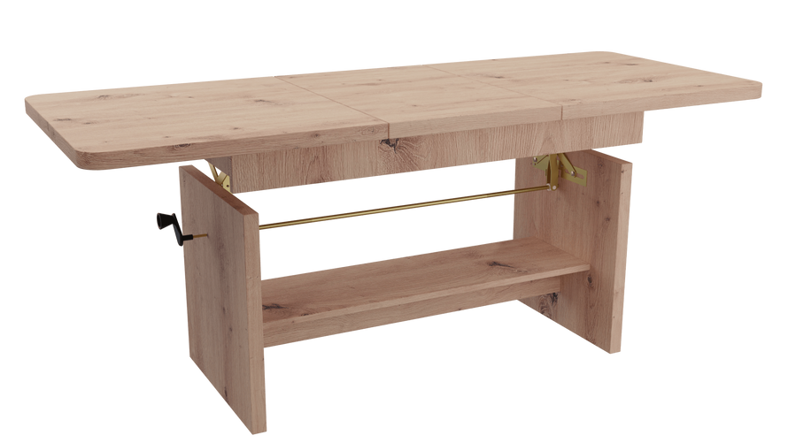 JANEK - Ławostół Ława Rozkładana Stolik Kawowy Dąb Artisan
