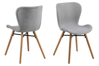 Batilda -A1 Krzesło Jasny szary