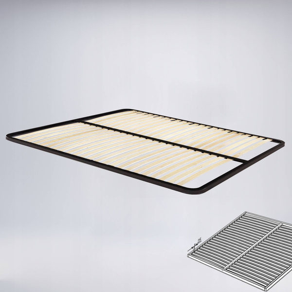 Family FM-48-WB - Łóżko Podnoszone Ze Stelażem i Zagłówkiem Biały Mat Biały Połysk 180x200 cm