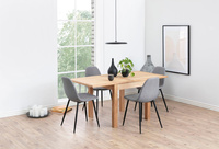 Actona Krzesło Wilma Jasnoszare