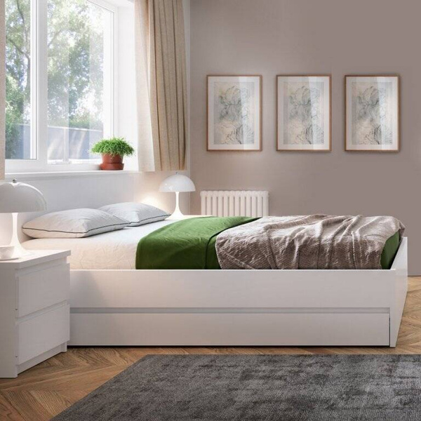 Fribo FRIZ02 - Łóżko 120 Białe