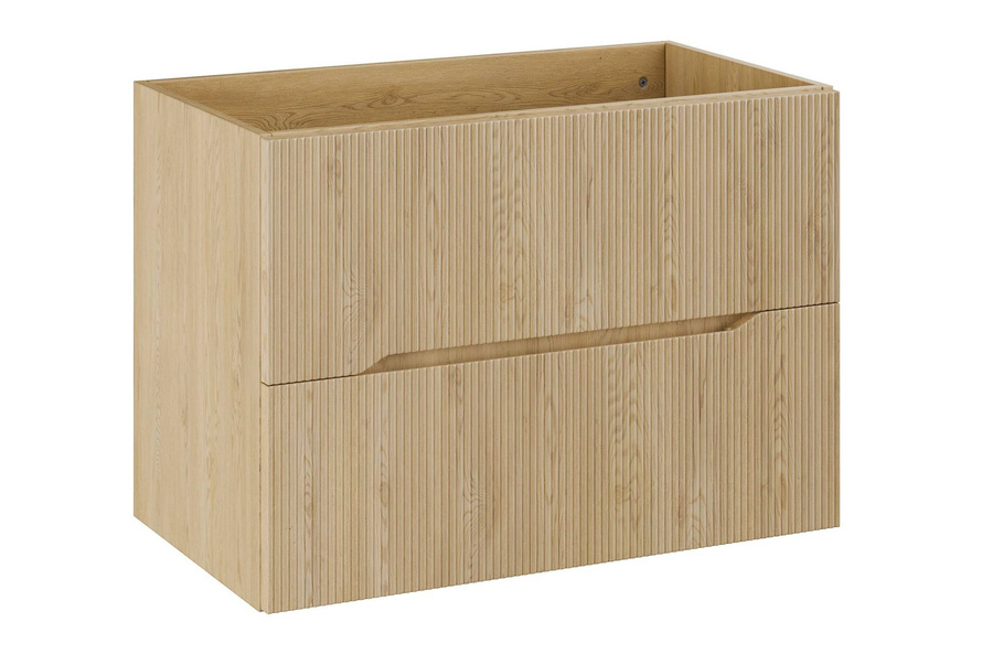 Zestaw Szafka Pod Umywalkę z Blatem 80 cm i Słupek Wysoki Nordic Cremona