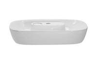 Umywalka Nablatowa Ceramiczna UN-POLA-GW Biały Połysk