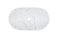 Umywalka Nablatowa Ceramiczna UN-LENA-MW17 Biały Mat