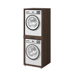 Aza - Zabudowa na Pralkę i Suszarkę 1P Orzech Villa