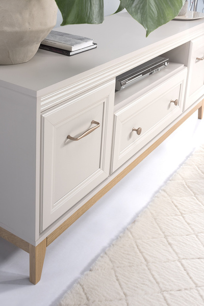 WINDSOR-8 - Komoda RTV 2D1S Cashmere
