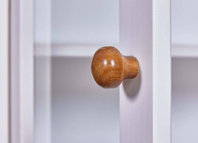 Witryna Westerland drewniana biała