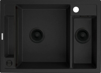 Zlewozmywak granitowy magnetyczny 1.5-komorowy Magnetic